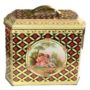 Vintage Decorative English Biscuit Tin Kitchen Decor